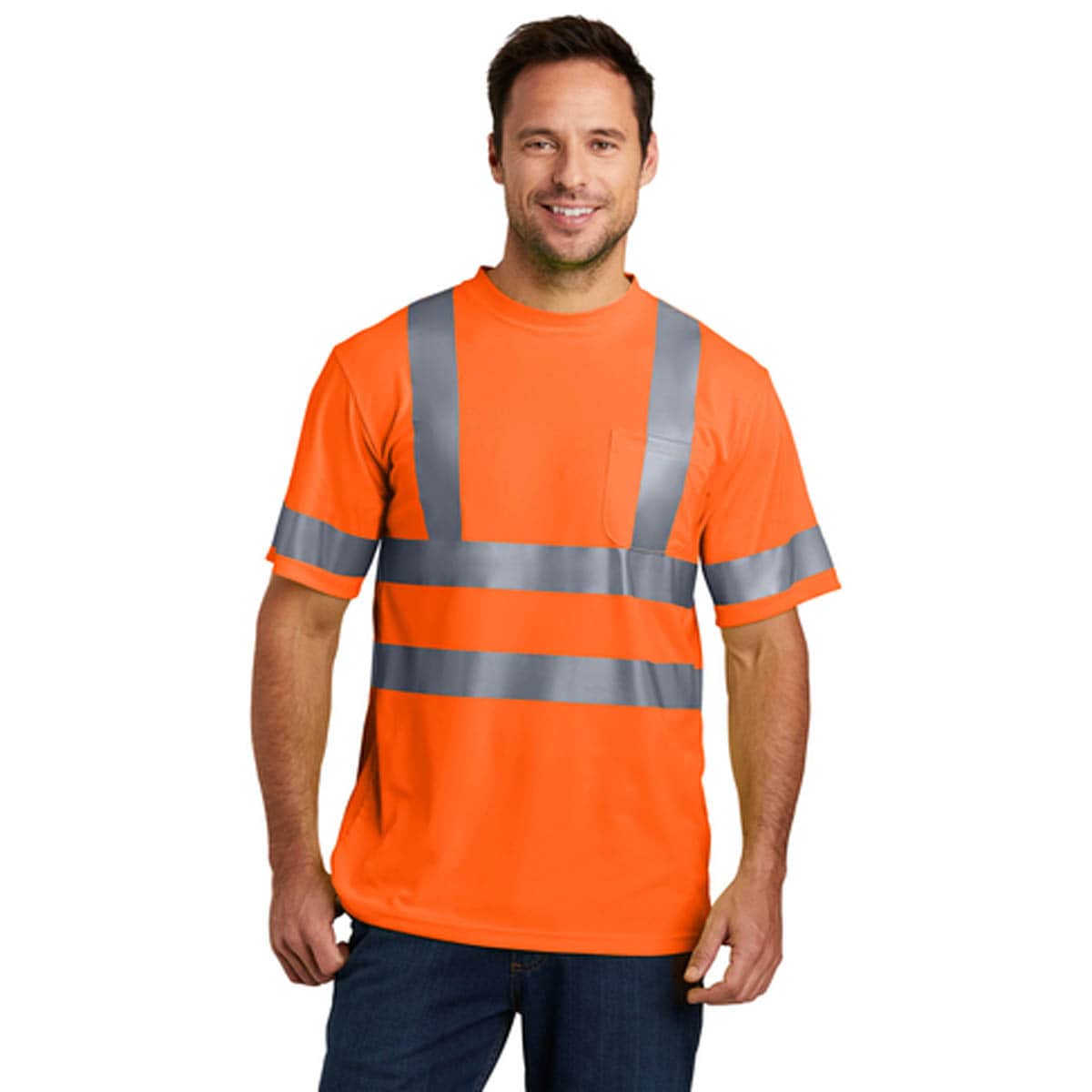 CornerStone ANSI 107 Class 3 Tee in Orange